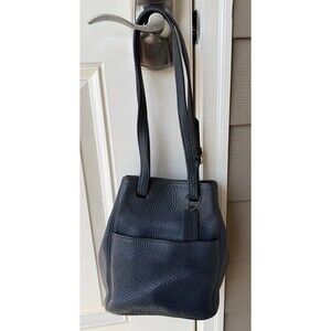 RARE COACH Vintage Drawstring Grain Leather Bucket Bag 4923 Shoulder Purse